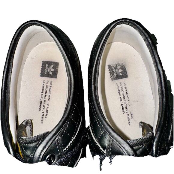 RARE Leather Adidas Seeley Premium Skate Shoe Black Quilt White Wall Mens US12 - Picture 5 of 8